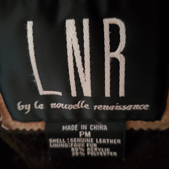 Suede knee length coat w/ faux fur. From Nordstrom's, Petite M, like new. - Picture 3 of 4